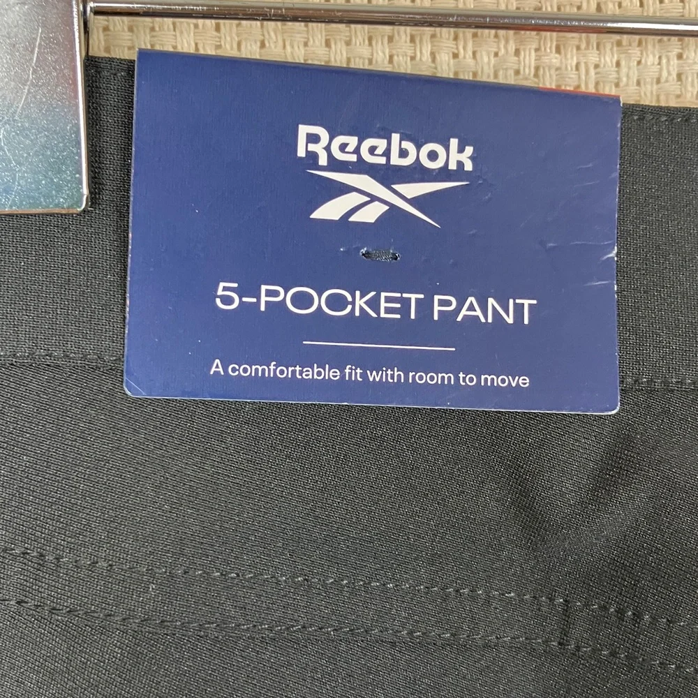 Reebok 5-Pocket 34x32 Voyager Black Golf Pants Men's NWT